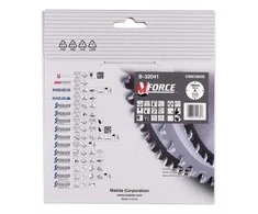 Makita T.C.T. pjūklas M-FORCE 190X2X30mm 15° T24 B-32041 T.C.T • 190 x30 mm • T24 • 15° • Medienai