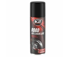 Sausas tepalas K2 ROAD DRY CHAIN LUBE 400ml
