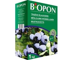 Mėlynių ir šilauogių trąšų granulės BIOPON, 1kg