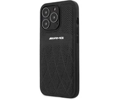 Mercedes Benz Apple iPhone 13 Pro Max Mercedes AMG odinis dėklas Curved Lines (AMHCP13XOSDBK) juodos spalvos
