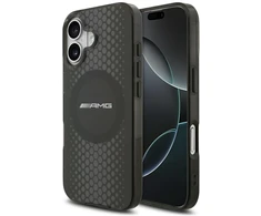 Mercedes Dėklas AMG Double Layer skaidrus Graphics MagSafe iPhone 17 juodos spalvos