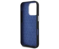Mercedes MEHMP16L23SUTTK Apple iPhone 16 Pro 6.3″ juodos spalvos kietas dėklas Silicone Tonal Logo MagSafe