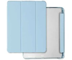 „Mercury“ skaidrus galinis dėklas Apple iPad Pro 13 (2024) mėlynas