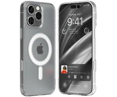 Mercury dėklas MagSafe Jelhard Apple iPhone 16Pro Max 6.9″ skaidrus