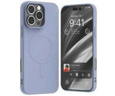 „Mercury MagSafe“ pusiau silikoninis dėklas „Apple iPhone 16 Pro Max 6,9"“, levandų spalvos