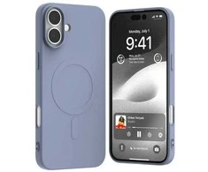„Mercury MagSafe“ pusiau silikoninis dėklas „Apple iPhone 16 Plus 6,7" levandų spalvos“