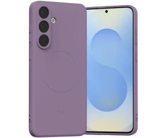 MERCURY PUSIAU SILIKONINIS MAGSAFE DĖKLAS SAMSUNG GALAXY S25 FE, ALYVINĖ VIOLETINĖ