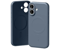 Mercury Semi-Silicone MagSafe dėklas Apple iPhone 17 sierra mėlynas