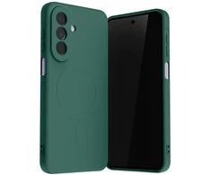 Mercury Semi-Silicone MagSafe Dėklas skirtas Samsung Galaxy A27 Žalias