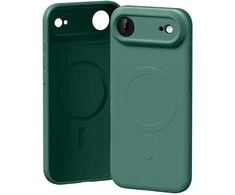 Mercury Semi-Silicone MagSafe dėklas skirtas Apple iPhone 17 Air žalios spalvos