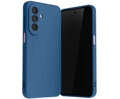Mercury Semi-Silicone MagSafe dėklas, skirtas Samsung Galaxy A27, mėlyna