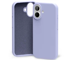 „Mercury“ silikoninis dėklas „Apple iPhone 17“ levandų pilkas
