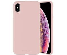 Dėklas Mercury Silicone Apple iPhone 15 Pro Max 6,7″ rožinės spalvos-sand