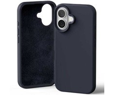 Dėklas Mercury Silikoninis dėklas Apple iPhone 16 tamsiai mėlynas