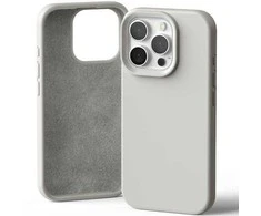 „Mercury“ silikoninis dėklas „Apple iPhone 16 Pro 6,3" (akmens spalvos)