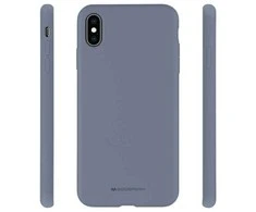 Dėklas „Mercury Silicone Samsung A20s A207“ levandų pilkos spalvos