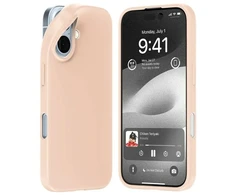 Dėklas Mercury Soft Apple iPhone 16 6.1″ rožinės spalvos sand