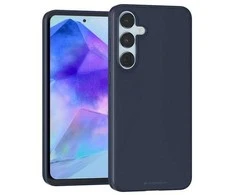 Dėklas Mercury Soft Samsung A55 A556 midnight mėlynas