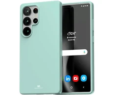 Dėklas „Mercury Soft“ Samsung S25 Ultra S938 m. mėlynas