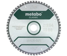 Universalus pjovimo diskas Metabo FZ/TZ MULTI CUT CLASSIC; 254x30x60 mm; -5°