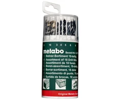 Universalių grąžtų komplektas Metabo 627190000; 18 vnt.