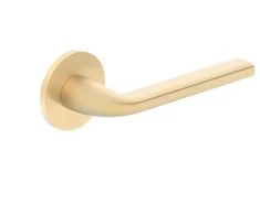 Metal_Bud Durų rankena, vidaus R Slim Brushed Gold BELLA R SLIM, aukso