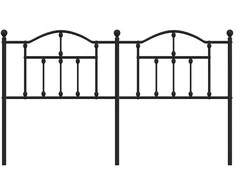 Metalinis galvūgalis, juodos spalvos, 160cm