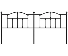 Metalinis galvūgalis, juodos spalvos, 200cm