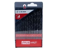 Grąžtas Metalo grąžtų komplektas HAUSHALT, 13 vnt. 2–8 mm