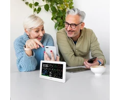 Meteorologinė stotelė METEO SP401 su Wi-Fi, laikrodžiu ir orų prognoze