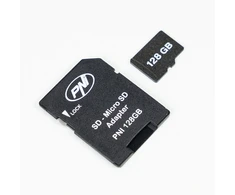 „MicroSD“ PNI 128 GB atminties kortelė su SD adapteriu, 10 klasė, 80 Mb/s, V30