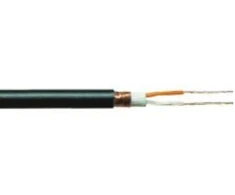 Mikrofoninis laidas 2×0.25mm² OFC, Ø6.0mm, juodas, Tasker