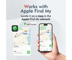 MiLi GPS Bluetooth MiLock Tracker HD-P16-L (tik Apple) bagažo užraktas juodos spalvos