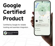 MiLi GPS Bluetooth MiTag Tracker HD-P16 Android + keyring juodos spalvos