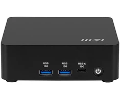 Mini desktop computer MSI Cubi NUC AI 1UMG-073BEU Core Ultra 7 / 16GB / 512GB SSD / Wi-Fi 6E + BT / 2×2.5Gbps / Windows 11 Pro (juodas)