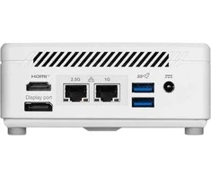 Mini desktop PC MSI Cubi 5 1M-439BEU /Core 5 / 8GB DDR5 / 512 GB SSD /WiFi 6E + BT 5.3 / 1×2.5Gbps + 1x1Gbps / Windows 11 Home (baltas)