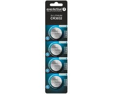Mini everActive CR3032 ličio baterija – lizdinė plokštelė su 4 vnt.