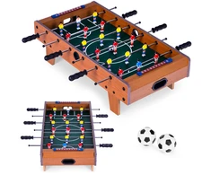 Mini stalo futbolas 70×35 cm medinis stalo futbolas, ECOTOYS