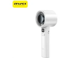 Mini ventiliatorius AWEI F36 2200mAh baltos spalvos
