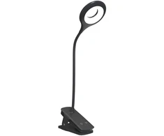 Mini Wozinsky Wireless LED Reading Lamp with Clip + USB-C Cable – Juodas