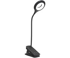 Mini Wozinsky Wireless LED Reading Lamp with Clip + USB-C Cable – Juodas