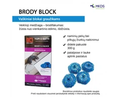 Mkds Vaškinis blokelis graužikams BRODY BLOCK, 300g