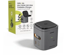 Mobile Origin 100W Qi2 25W Foldable Charger PW37 MagSafe Compatible