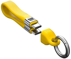 Mobile Origin 240W 40Gbps 8K USB-C raktų pakabuko laidas CB17 geltonas