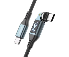 Mobile Origin 240W Ekranas 540° Rotating USB-C to USB-C Cable 1.8 m CB16