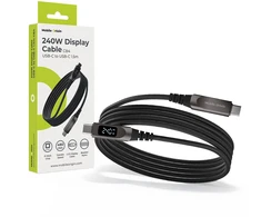 „Mobile Origin“ 240 W „Ekranas“ USB-C į USB-C laidas, 1,5 m, CB4