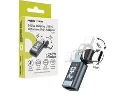 Mobile Origin 240W Ekranas USB-C Rotation 540° Adapteris CB15