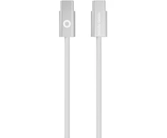 „Mobile Origin“ 60 W itin plonas USB-C į USB-C kabelis, 1 m, CB11 Baltas