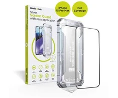 Mobile Origin Geltona ekrano apsauga iPhone 15 Pro Max su lengvu uždėjimu