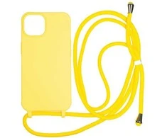 Mobile Origin Dėklas su virve, geltonas – iPhone 14